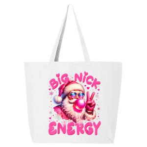 Big Nick Energy Funny Xmas Christmas Holiday 25L Jumbo Tote