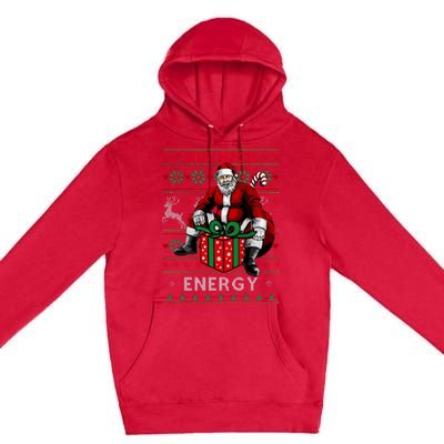 Big Nick Energy Funny Santa Christmas Xmas Ugly Christmas Sweater Premium Pullover Hoodie