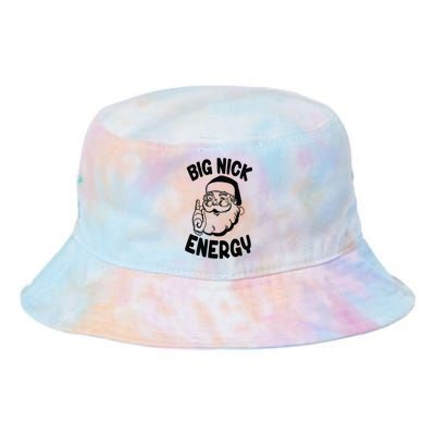 Big Nick Energy Santa Naughty Adult Humor Funny Christmas Tie Dye Newport Bucket Hat