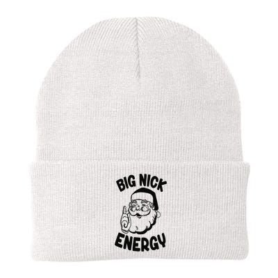 Big Nick Energy Santa Naughty Adult Humor Funny Christmas Knit Cap Winter Beanie