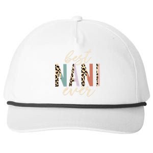 Best Nani Ever Gifts Leopard happy Mothers Day Snapback Five-Panel Rope Hat