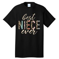 Best Niece Ever Auntie Leopard mother's day Tall T-Shirt