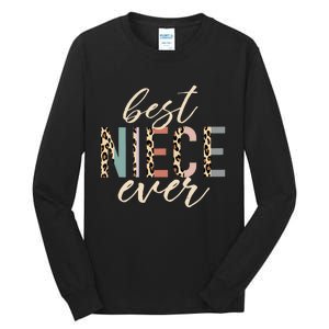 Best Niece Ever Auntie Leopard mother's day Tall Long Sleeve T-Shirt