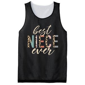 Best Niece Ever Auntie Leopard mother's day Mesh Reversible Basketball Jersey Tank