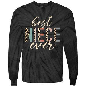 Best Niece Ever Auntie Leopard mother's day Tie-Dye Long Sleeve Shirt