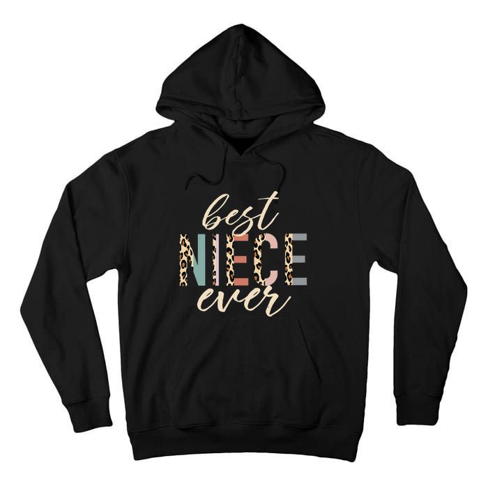 Best Niece Ever Auntie Leopard mother's day Tall Hoodie