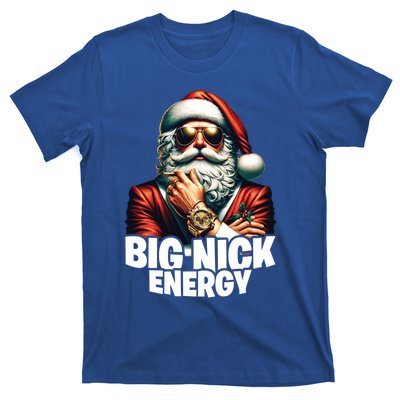 Big Nick Energy Funny Cool Santa Christmas Gift T-Shirt