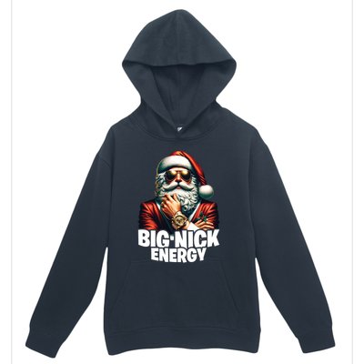 Big Nick Energy Funny Cool Santa Christmas Gift Urban Pullover Hoodie