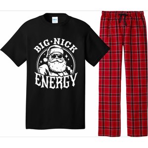 Big Nick Energy Funny Santa Christmas Pajama Set