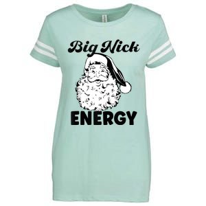 Big Nick Energy Shirt Santa Xmas Funny Christmas Enza Ladies Jersey Football T-Shirt