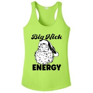 Big Nick Energy Shirt Santa Xmas Funny Christmas Ladies PosiCharge Competitor Racerback Tank