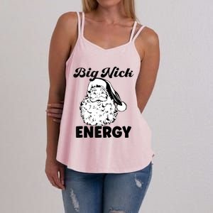 Big Nick Energy Shirt Santa Xmas Funny Christmas Women's Strappy Tank