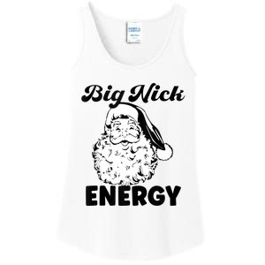 Big Nick Energy Shirt Santa Xmas Funny Christmas Ladies Essential Tank