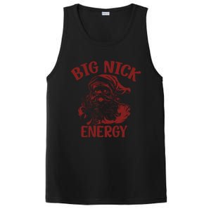 Big Nick Energy Funny Family Christmas Santa Cute Xmas Gift PosiCharge Competitor Tank