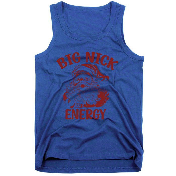 Big Nick Energy Funny Family Christmas Santa Cute Xmas Gift Tank Top