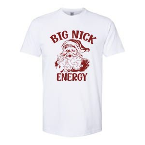 Big Nick Energy Funny Family Christmas Santa Cute Xmas Gift Softstyle CVC T-Shirt