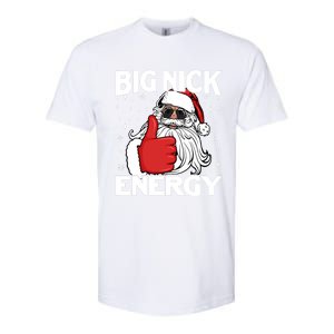 Big Nick Energy Funny Santa Christmas Holidays Gift Softstyle CVC T-Shirt