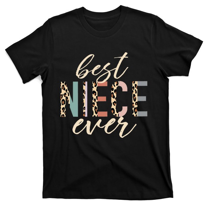 Best Niece Ever Gifts From Auntie Leopard mom T-Shirt