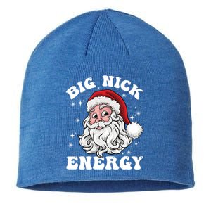 Big Nick Energy Funny Santa Christmas Cool Gift Sustainable Beanie