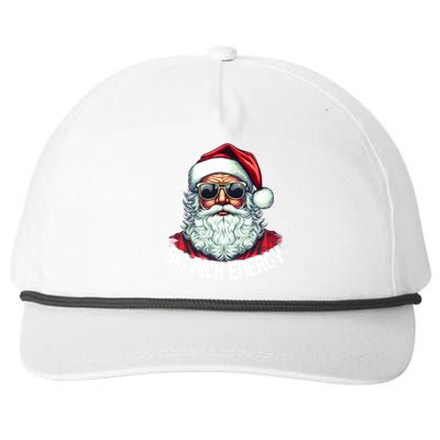 Big Nick Energy Funny Santa Christmas Cute Gift Snapback Five-Panel Rope Hat