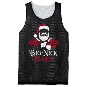 Big Nick Energy Santa Claus Christmas Xmas Holiday Mesh Reversible Basketball Jersey Tank