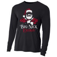 Big Nick Energy Santa Claus Christmas Xmas Holiday Cooling Performance Long Sleeve Crew