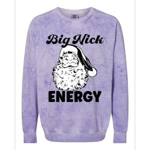 Big Nick Energy Shirt Santa Xmas Funny Christmas Tank Top Colorblast Crewneck Sweatshirt