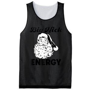 Big Nick Energy Shirt Santa Xmas Funny Christmas Tank Top Mesh Reversible Basketball Jersey Tank