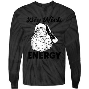 Big Nick Energy Shirt Santa Xmas Funny Christmas Tank Top Tie-Dye Long Sleeve Shirt