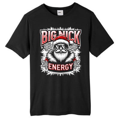 Big Nick Energy Funny Santa Christmas Cute Gift Tall Fusion ChromaSoft Performance T-Shirt