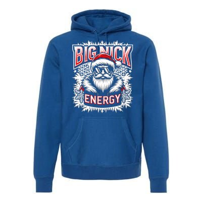 Big Nick Energy Funny Santa Christmas Cute Gift Premium Hoodie