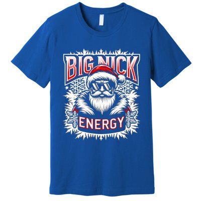 Big Nick Energy Funny Santa Christmas Cute Gift Premium T-Shirt