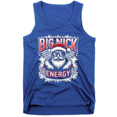 Big Nick Energy Funny Santa Christmas Cute Gift Tank Top