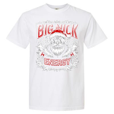 Big Nick Energy Funny Santa Christmas Cute Gift Garment-Dyed Heavyweight T-Shirt