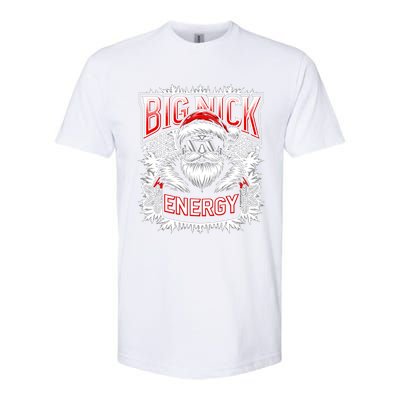 Big Nick Energy Funny Santa Christmas Cute Gift Softstyle CVC T-Shirt