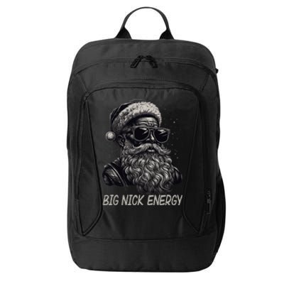 Big Nick Energy Santa Christmas Funny Cool Santa Xmas City Backpack