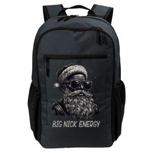 Big Nick Energy Santa Christmas Funny Cool Santa Xmas Daily Commute Backpack