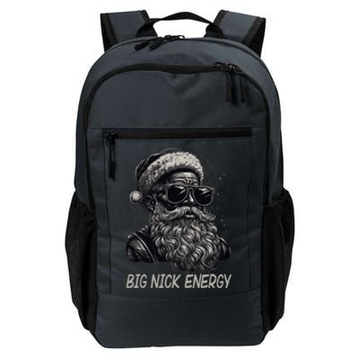 Big Nick Energy Santa Christmas Funny Cool Santa Xmas Daily Commute Backpack