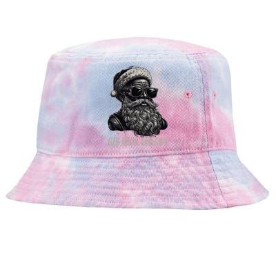 Big Nick Energy Santa Christmas Funny Cool Santa Xmas Tie-Dyed Bucket Hat