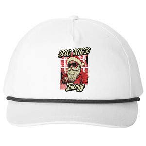 Big Nick Energy Funny Santa Christmas Ugly Christmas Cute Gift Snapback Five-Panel Rope Hat