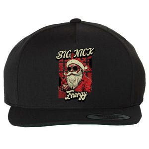 Big Nick Energy Funny Santa Christmas Ugly Christmas Cute Gift Wool Snapback Cap