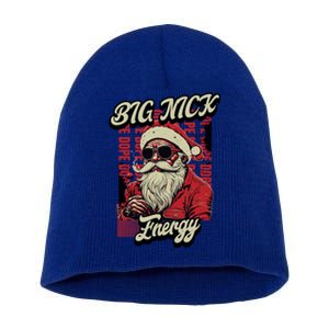 Big Nick Energy Funny Santa Christmas Ugly Christmas Cute Gift Short Acrylic Beanie