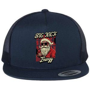 Big Nick Energy Funny Santa Christmas Ugly Christmas Cute Gift Flat Bill Trucker Hat