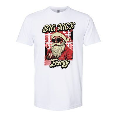 Big Nick Energy Funny Santa Christmas Ugly Christmas Cute Gift Softstyle CVC T-Shirt