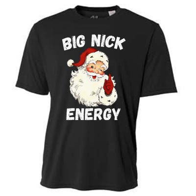 Big Nick Energy Santa Groovy Retro Vintage Cooling Performance Crew T-Shirt