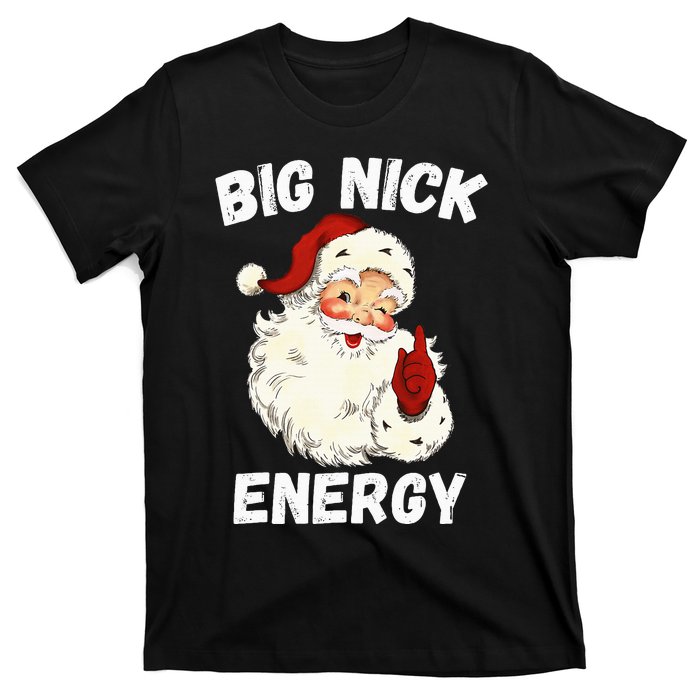 Big Nick Energy Santa Groovy Retro Vintage T-Shirt