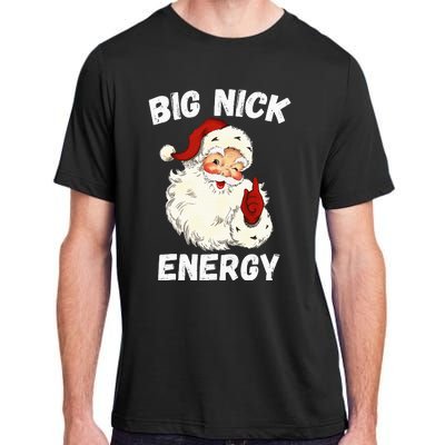 Big Nick Energy Santa Groovy Retro Vintage Adult ChromaSoft Performance T-Shirt