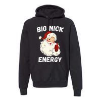 Big Nick Energy Santa Groovy Retro Vintage Premium Hoodie