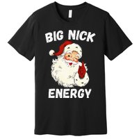 Big Nick Energy Santa Groovy Retro Vintage Premium T-Shirt