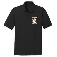 Big Nick Energy Santa Groovy Retro Vintage PosiCharge RacerMesh Polo